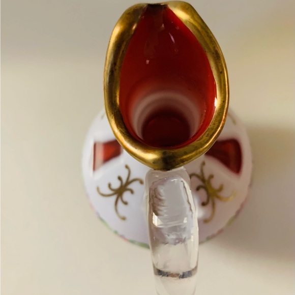 Bohemia Art Glass Czech Cased Glass 6” - Picture 10 of 11